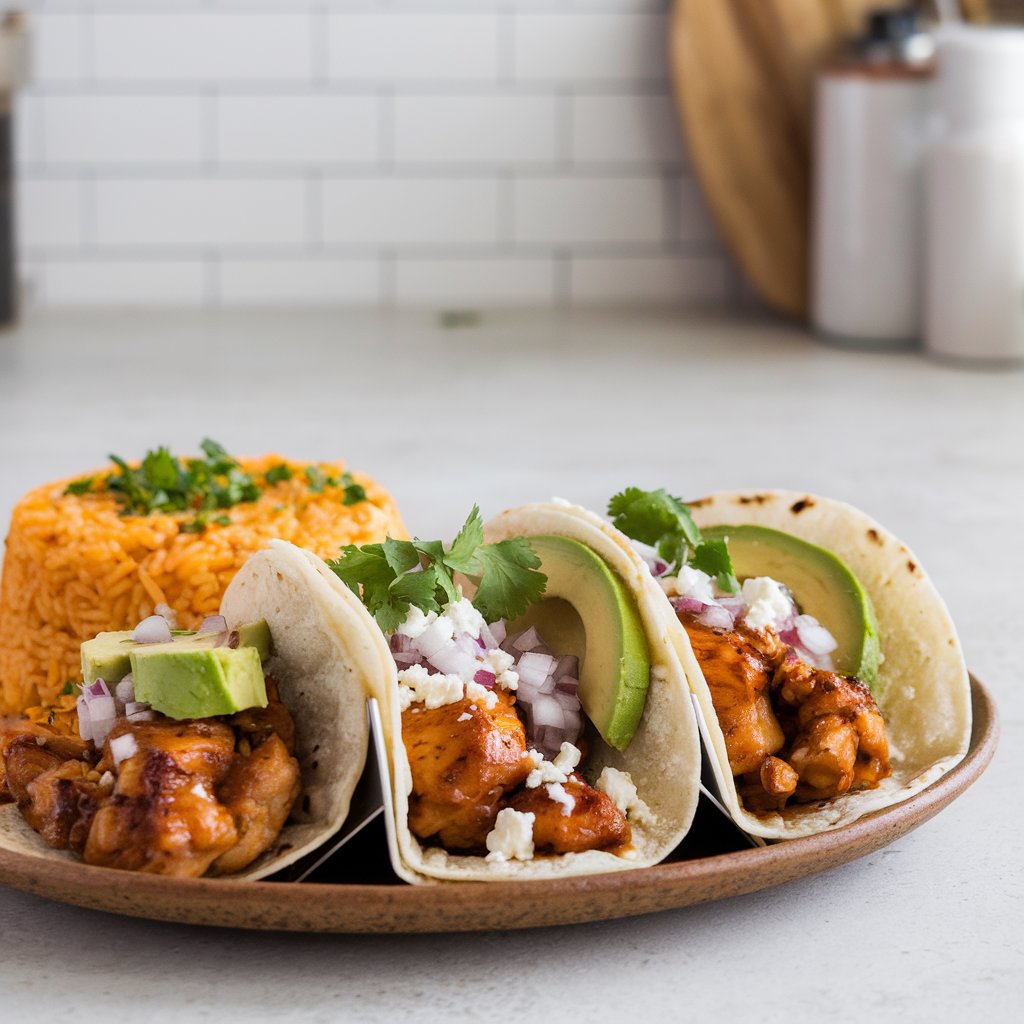 Honey Chipotle Chicken Tacos