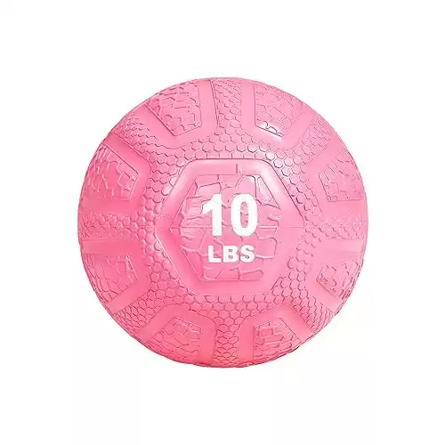 PRISP Weighted Rubber Medicine Ball - Weight Ball for Strength Exercises and Fitness Workouts