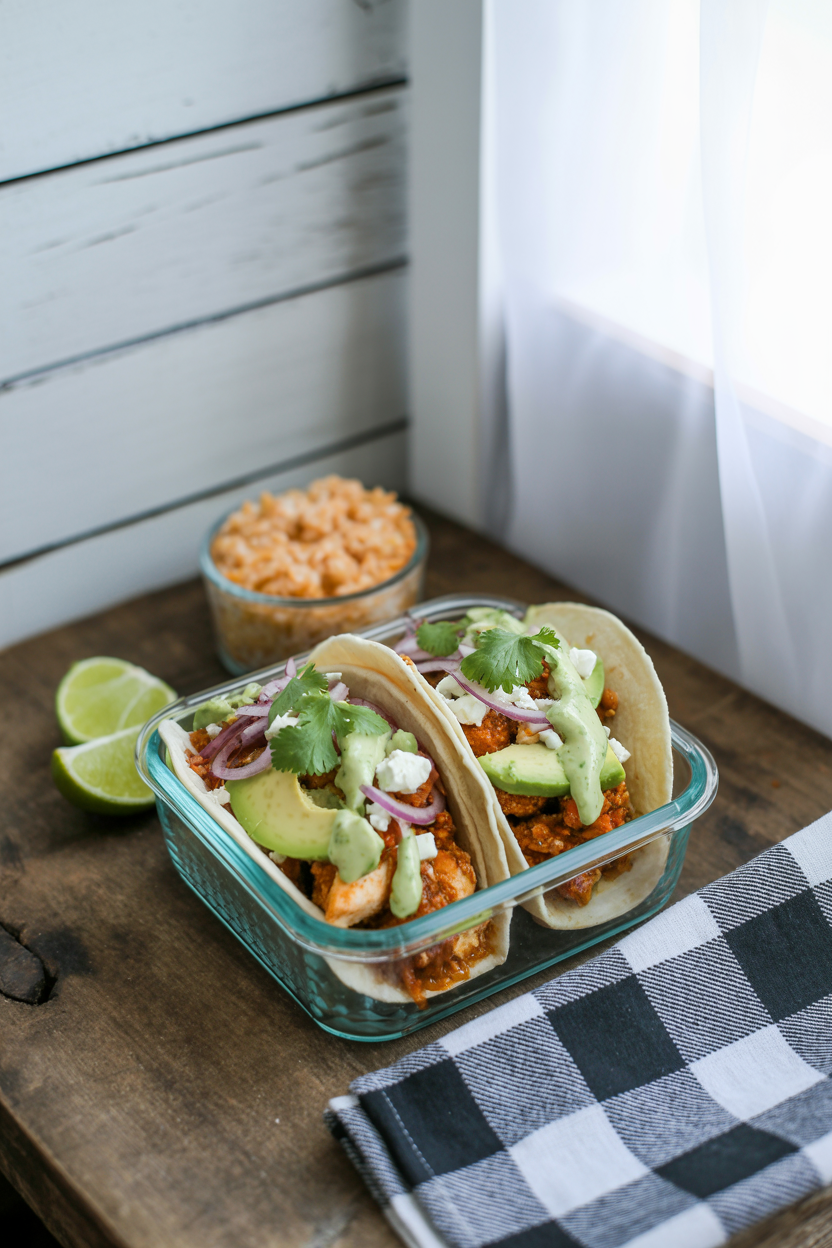 Tequila Lime Chicken Tacos